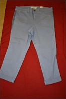 Periwinkle Aviator Crop Pants Torrid Size 14