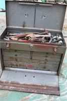 CRAFTSMAN MACHINIST BOX WITH CONTENTS