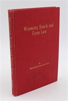 1959 Wyoming Ranch & Farm Law Book
