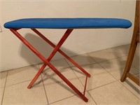 Child's ironing board, chair