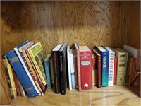 Vintage Books, Biographies, Books on Shelf