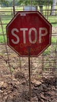 Stop/slow sign