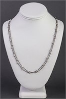 Jacmel Mauritius Designer Silver Hematite Necklace