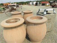 Assorted Cement Receptacles