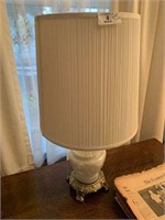 Lamp w/ Shade & Pedestal Lamp w/ Shade