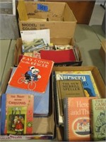 Lg. assortment of old books & collectables