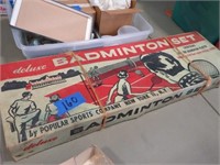 Badminton set in box