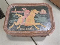 Leather Paul Revere lunch box