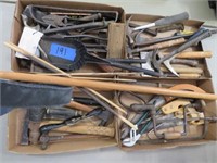 Assorted primitive hand tools