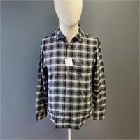 Mens black flannel shirt Size Small