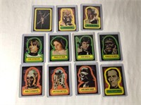 1977 Star Wars Series Complete Sticker Set 1-11