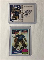 2 Mike Luit Hockey Cards With Autograph & Rookie