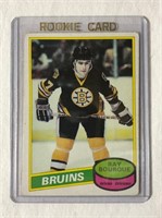 1980-81 Ray Bourque OPC Rookie Hockey Card