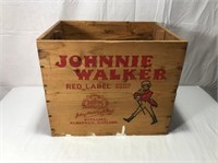 Vintage Johnny Walker Whiskey Wood Crate (NO SHIP)