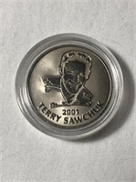 2001 Terry Sawchuk All-Star Hockey Coin