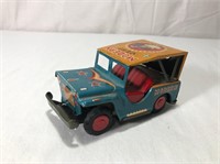 Vintage Tin Modern Jeep Toy