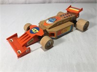 1983 Fisher Price Wooden Indycar Toy