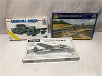 3 Military Model Kits