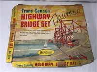 Vintage Trans Canada Highway Bridge Toy Set