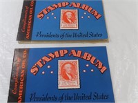 2 Amoco Stamp Albums (Presidents of US)