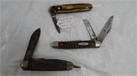 Pocket Knives-1 From Schrade Cut Co Walde NY