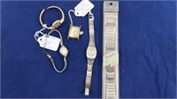 Assorted Watch Lot--Some Vintage, 1 Bulova K2 10k