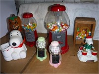 Gumball Machines; Snoopy Collectibles