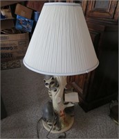 Raccoon Ceramic Base Lamp