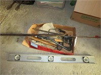Pry Bars; Nail Bags; Level; Coping Saw