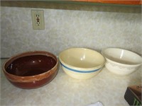 Stoneware Bowls; Plates & Dishes