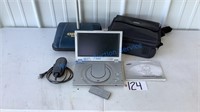 SAMSUNG PORTABLE DVD PLAYER WITH CASE AND ORECK