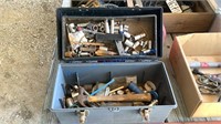 PLASTIC TOOLBOX AND CONTENTS