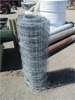 PART ROLL OF WOVEN WIRE FENCE