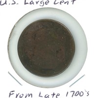 U.S. Large Cent from the Late 1700's