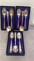 3 SETS OF VINTAGE PRESIDENT SPOONS