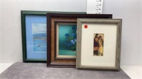 3 PC. FRAMED ART