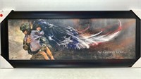 FRAMED 40X15 NO GREATER LOVE (U.S. MARINES)