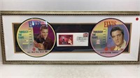 CUSTOM FRAMED ELVIS PICTURE ALBUMS & 1993 STAMP