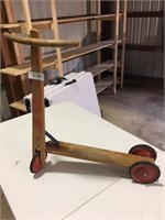Vintage Wooden Scooter