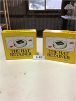 pair of Hat Retainers