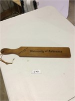 Uof A Fraternity Paddle
