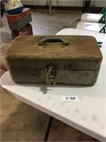 Vintage Metal Tackel Box