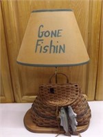 GONE FISHING Lamp works