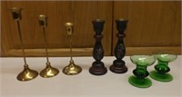 Brass and Other Candle Holders