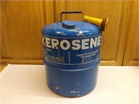 Blue Kerosene Can