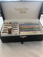 Twenty-Four Seven Watch with Interchangeable Bands