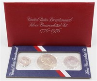 1976 3-Piece Silver Uncirculated Bicentennial Set