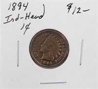 1894 Indian Head Cent Coin
