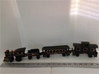 4 Piece Cast Iron Train