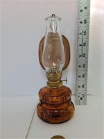 Miniature Vintage Oil Lamp / Reflector